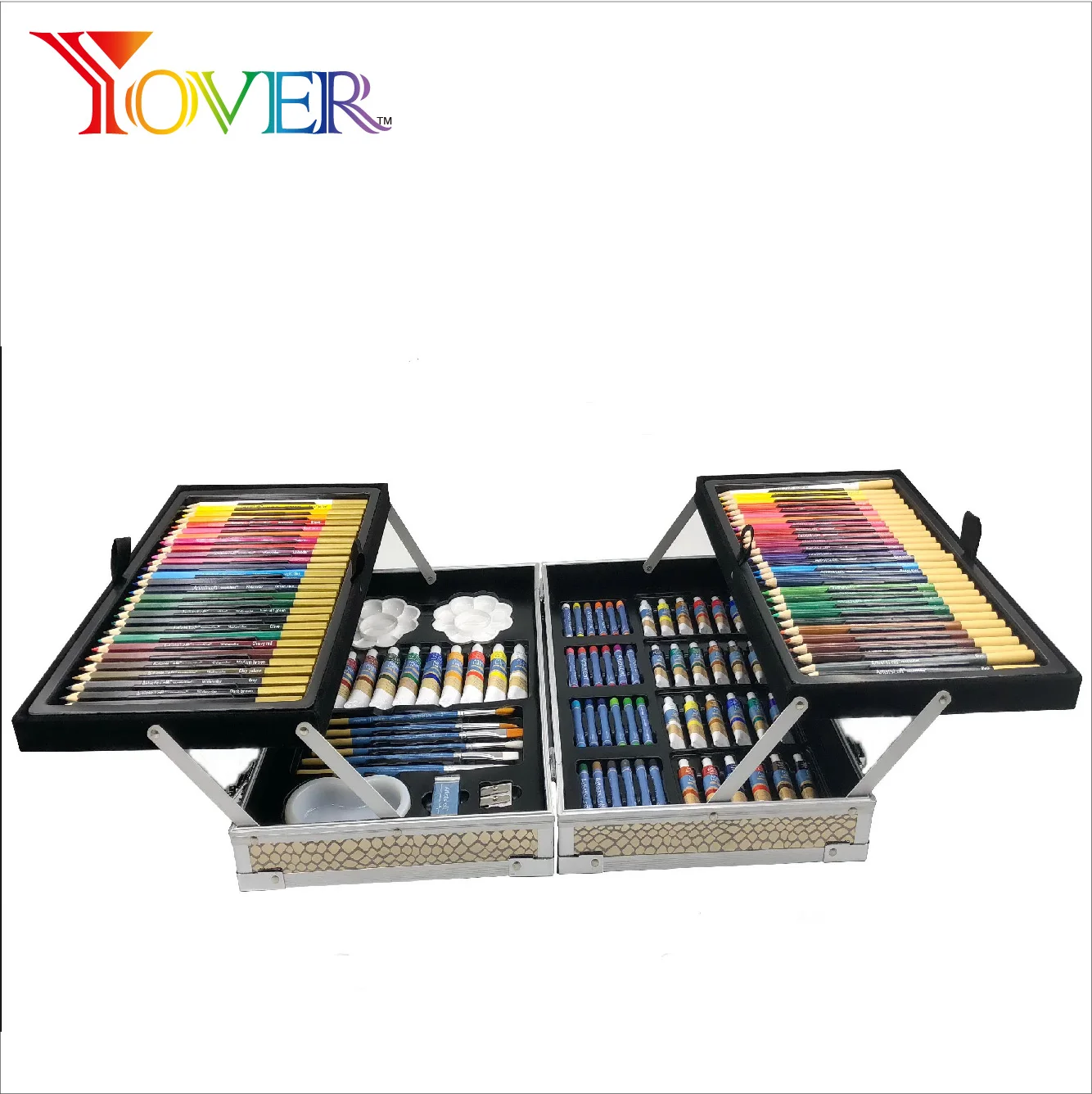 125pcs Alu Box Drawing and Painting Art Set - Dessin Aluminium
