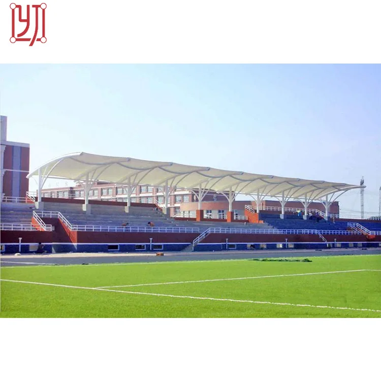 Architecture Tensile Membrane Structure Prefabricated Football Stadium