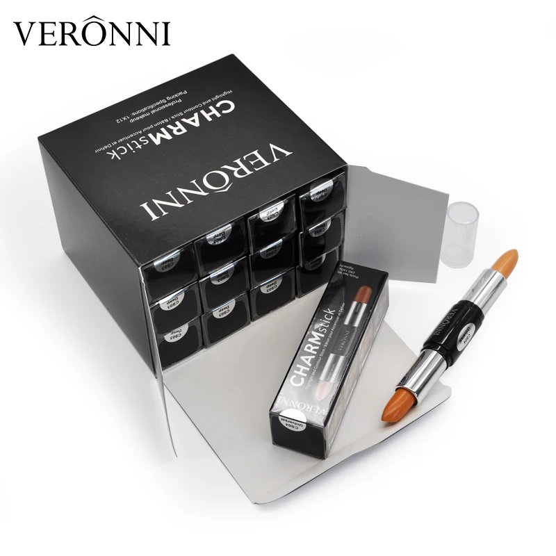 4 Color Face Concealer Pen Cream Concealer Makeup Foundation Highlighter Contour Stick Face Makeup for Foundation