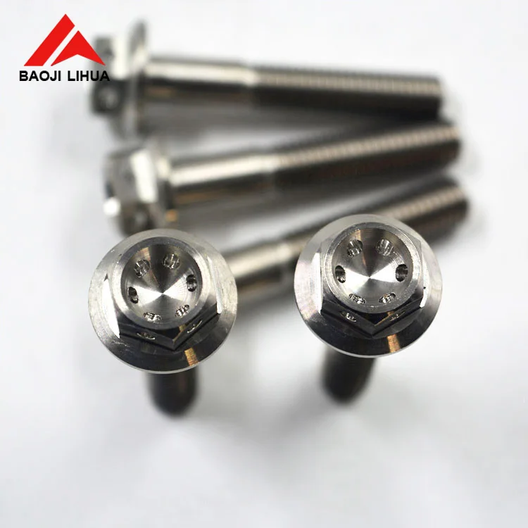 Heng titanium hex flange bolts for motorcycle