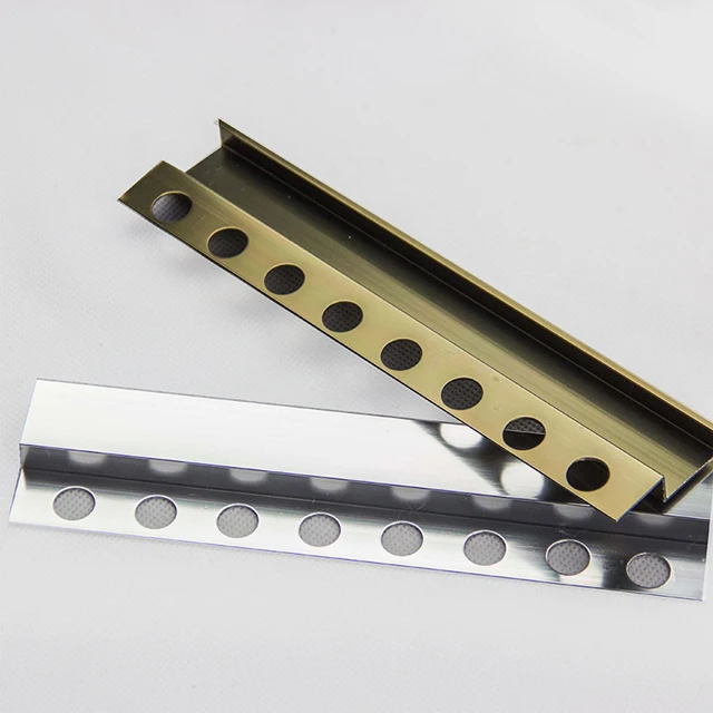Factory Supply Ceramic Edge Protective Profile End Caps for Aluminum Tile Trim