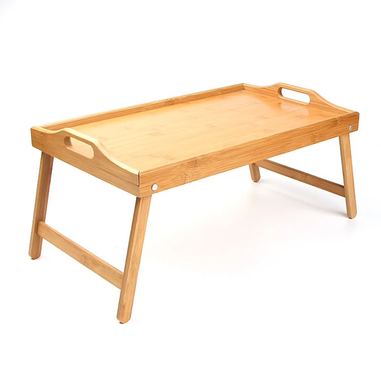 product portable foldable bamboo wood kitchenware bed tray with custom size classic design high precision tolerance-16