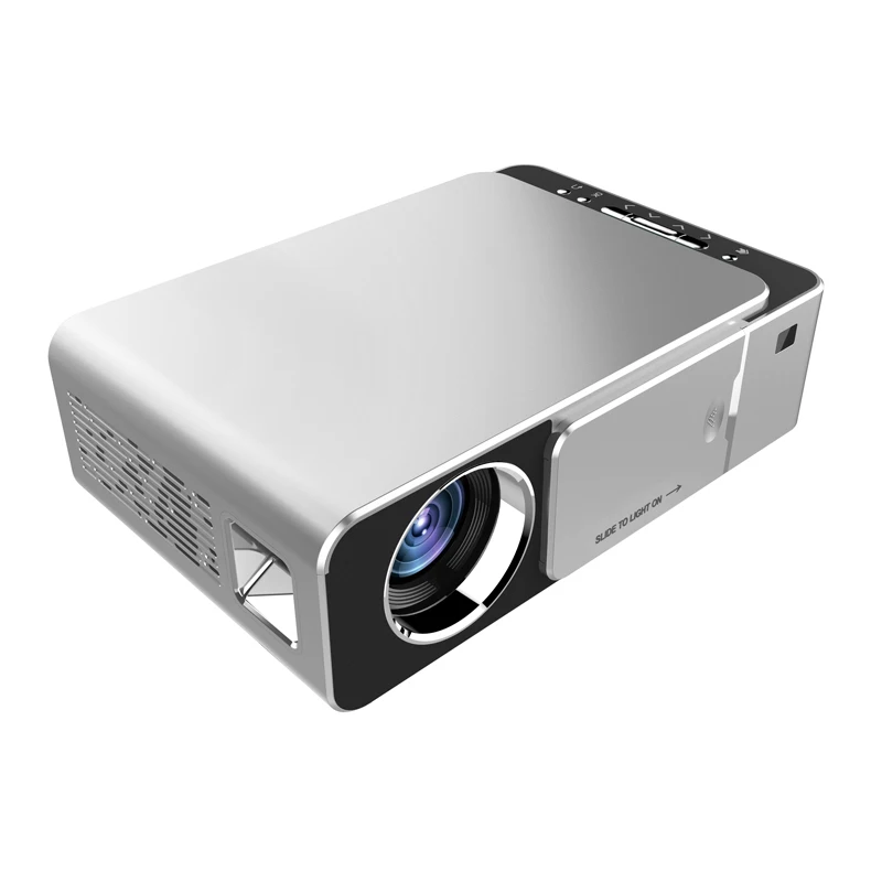 2019 Japanese Pocket T6 Projector with Ultra Short Throw 200inch Projector Screen 3500 Lumens Red Color-Latest Video LED Lamp