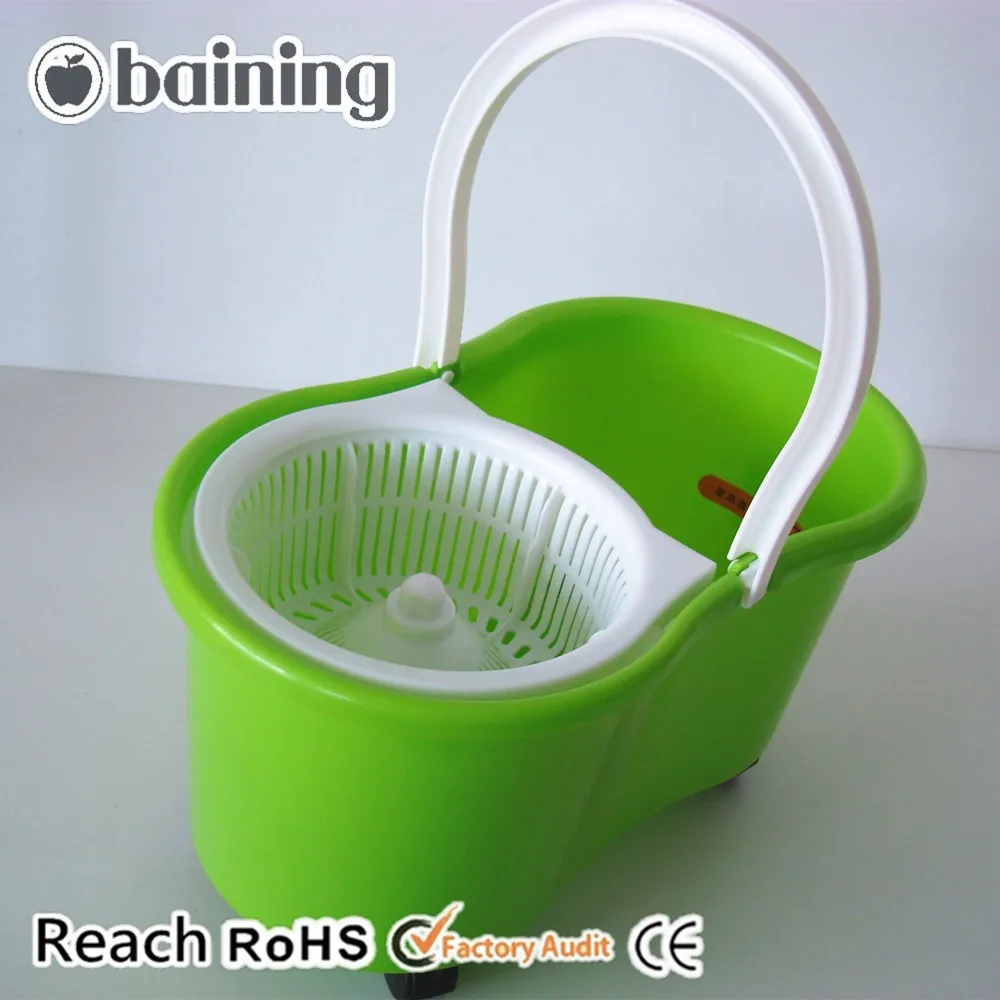 Пешеходу уборка дома продукты 360 ручной пресс дважды спин сс с колесами