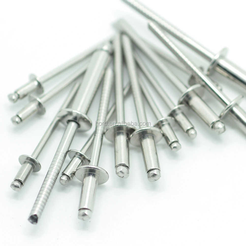 Rivetti Ciechi 5,0 X 25 Mm - 50 Pezzi, Testa A Cupola, Acciaio Zincato, DIN 7337 - Foto 9