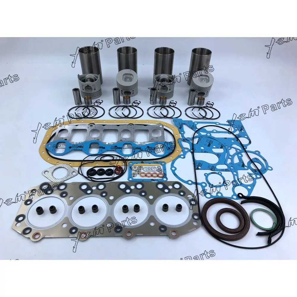 D201 Engine Rebuild Kit With Cylinder Liner Full Gasket Kit for Isuzu Engine