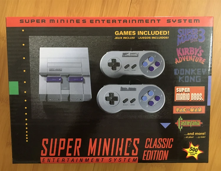 Хорошее Качество ТВ ручной 500 игровая консоль для Nintendo есть Марио 1-3