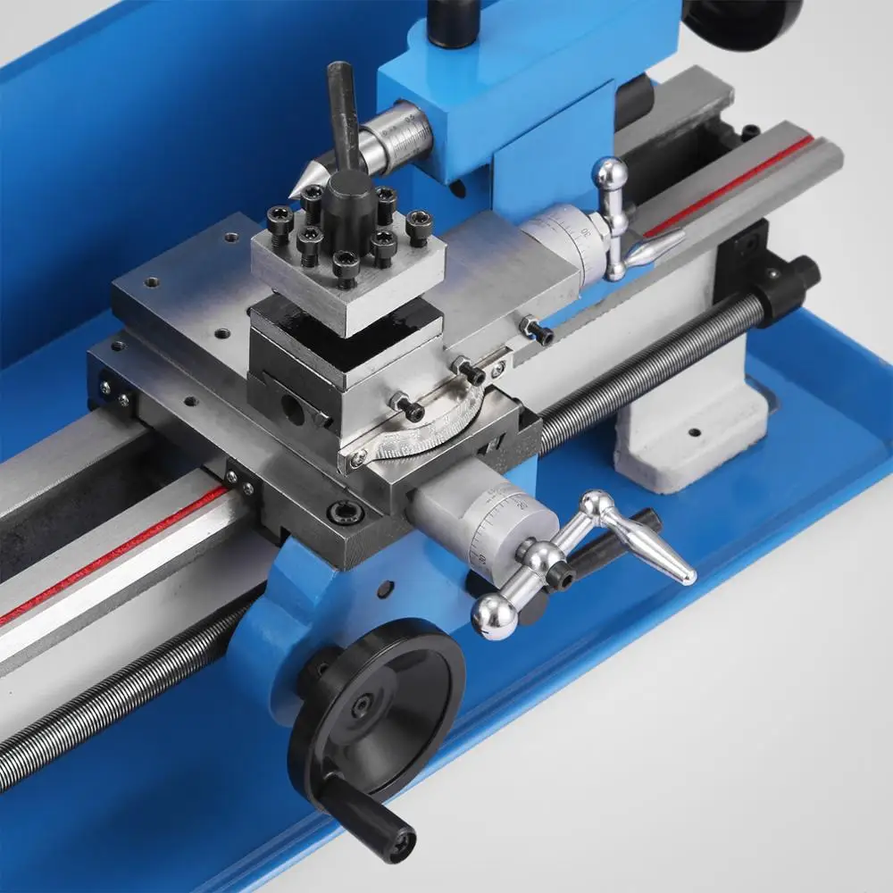 Metal Lathe 7 X 14 Inch Precision Variable Speed 2500 RPM 550W Micro Metal Mini Lathe Machine