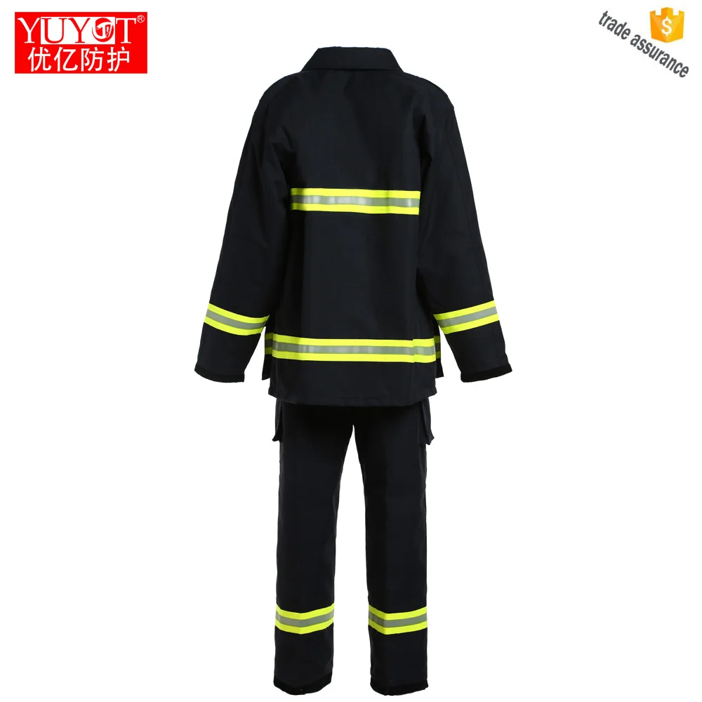 Fire Fighter Protective En469 Firefighting Used Aramid Material Anti Fire Clothes