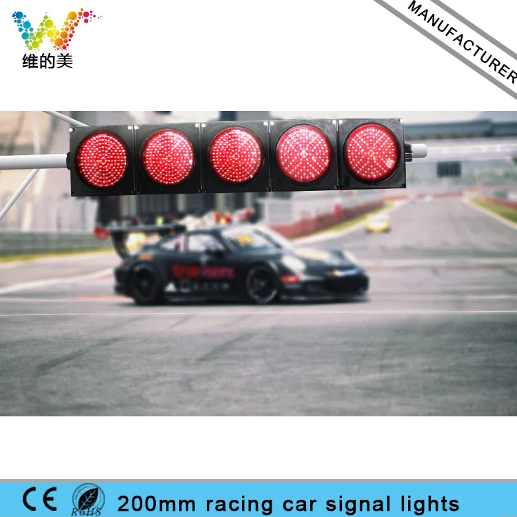 Китай Поставщика Новый трафик 200 мм автомобиль гоночный трек контроллер световой