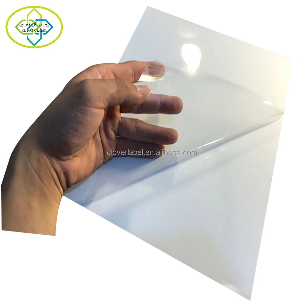 Clear Adhesive Film Transparent Adhesive Paper x 5 A4 