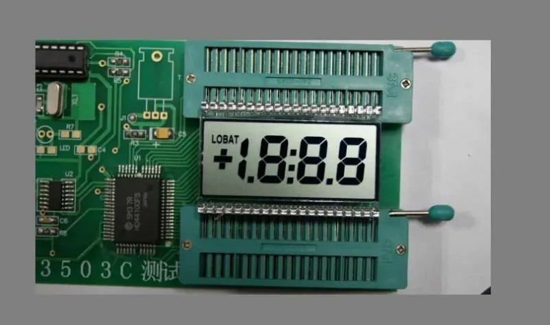 2 digit lcd display free sample