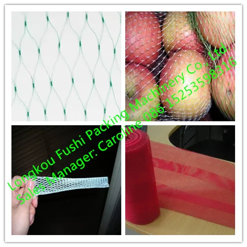 Plastic Fruit Bag Making Machine/bath Sponge Net Production Line