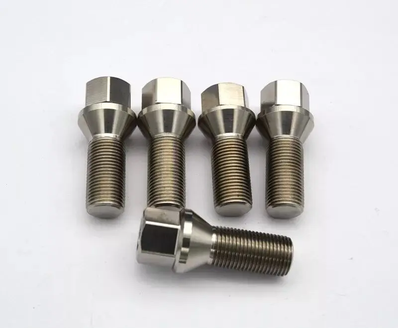 M14 X X 28mm Gr5 Titanium Wheel Hub Bolt Lug Bolt for Car