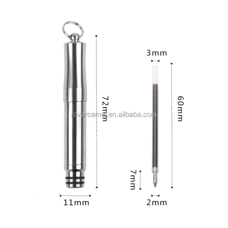 Титановая мини-ручка, инструмент для повседневного использования, многофункциональные ручки