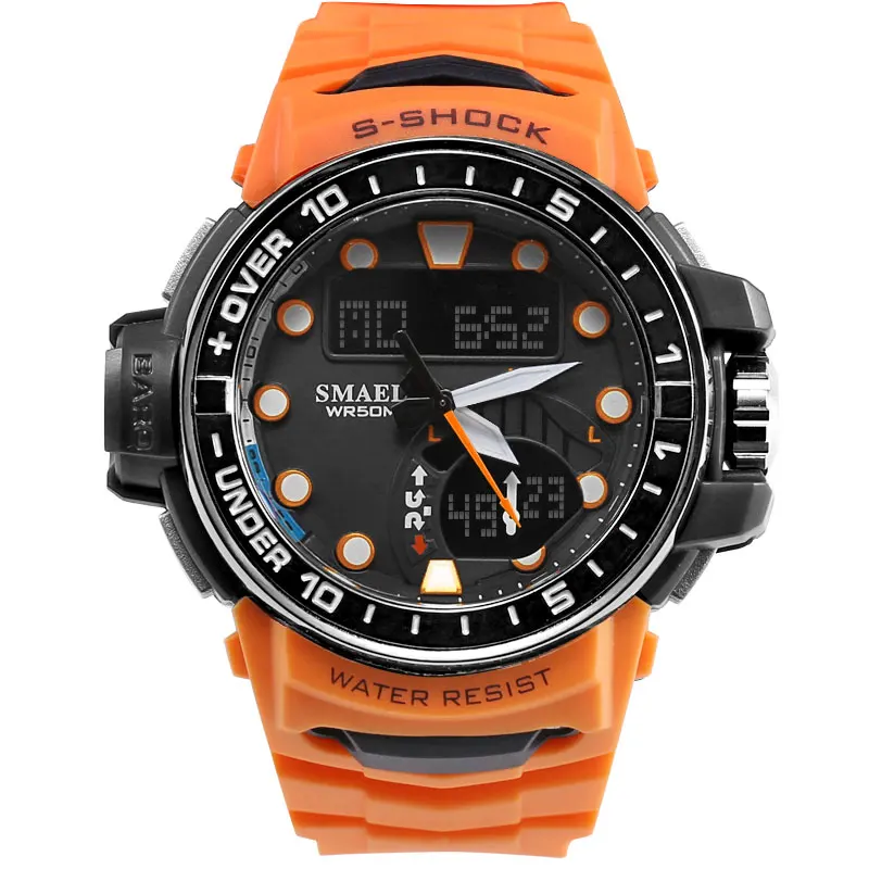 Smael Led Digital Sport男性watch S Shock 1626 Menのwristwatch Big Dial Waterproof Sports Watch Buy スポーツ男性腕時計 Ledデジタルスポーツ男性腕時計 Smael腕時計 Product On Alibaba Com