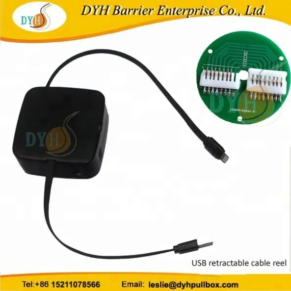 One Side Pull Retractable Usb Cable  One Connect Cable Wall - Dyh-1707  Dobled-sided - Aliexpress