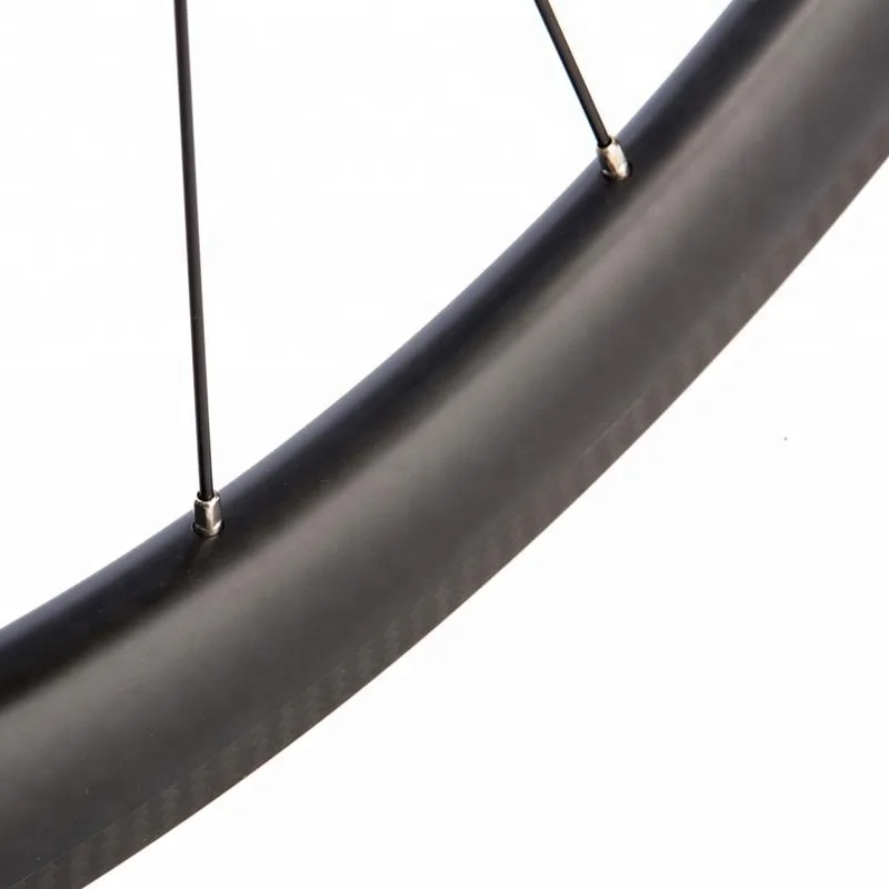 Bike Carbon Fiber Road Wheelset 50mm Depth 700c Rims