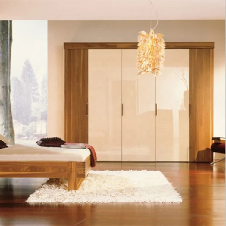 Luxury Custom Free Sample Philippines Style White Solid Wood Bedroom Wardrobe Cabinet With Simple Design
