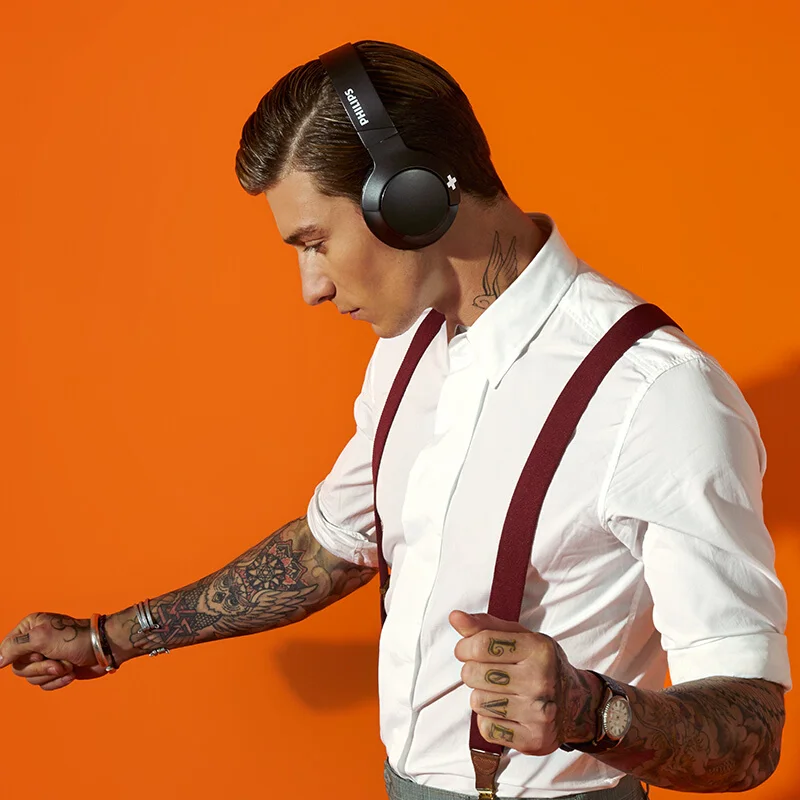 philips bass  on ear bluetooth
