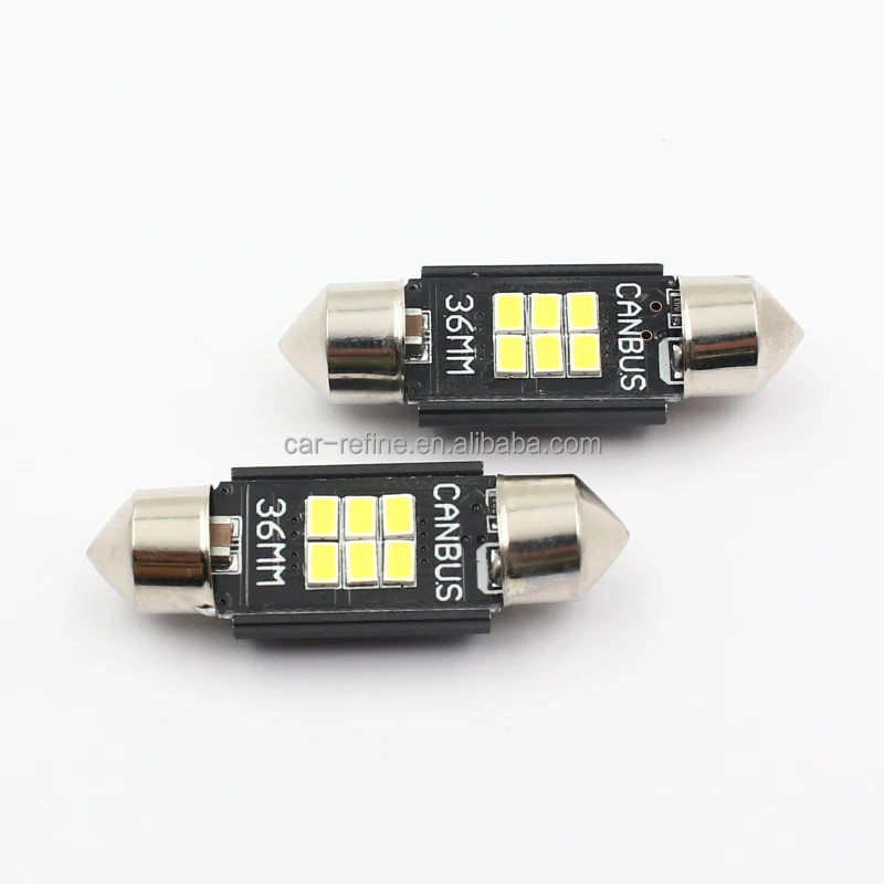 C5W Festoon LED Dome Light Bulbs 3020 6SMD 31mm 36mm 39mm 41mm Festoon LED Interior Light Canbus Car Festoon C5W LED Bulb