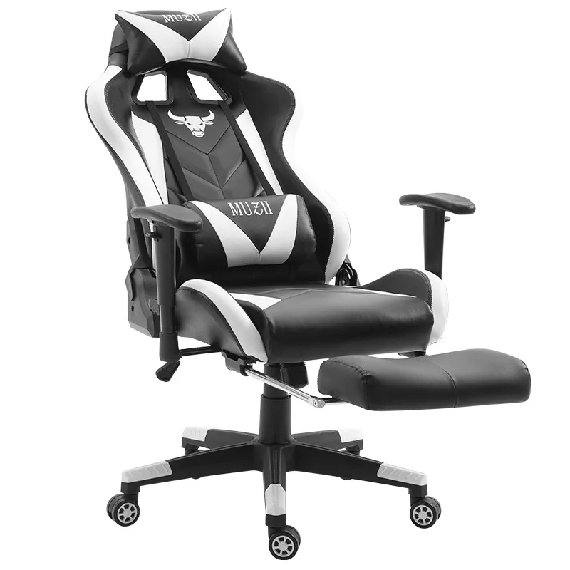 Оптовая продажа, игровое офисное кресло, компьютерное гоночное кресло для геймеров с регулируемым подлокотником
