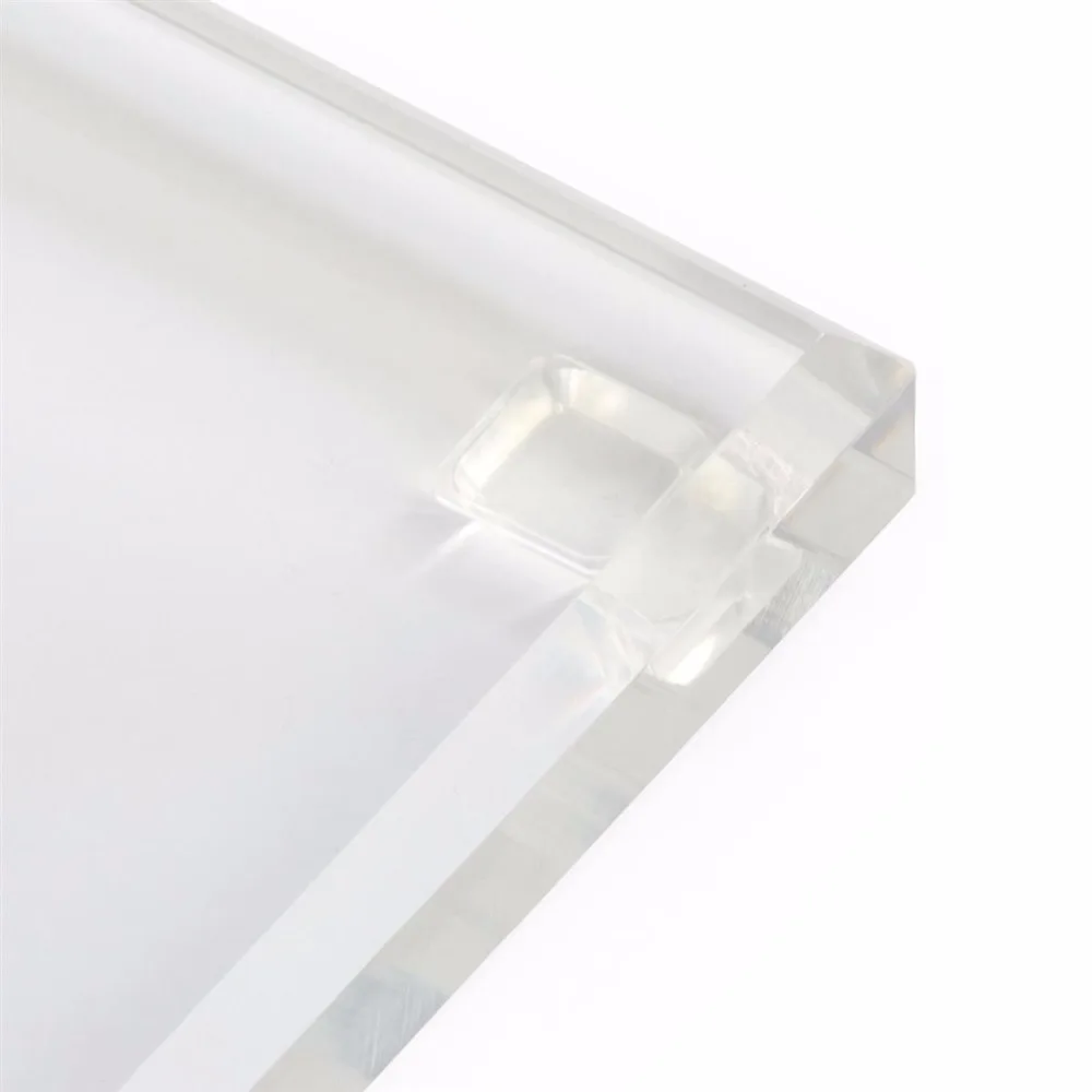 Floor Standing Acrylic Lectern Large Reading Surface Clear Lucite Podium Pulpit