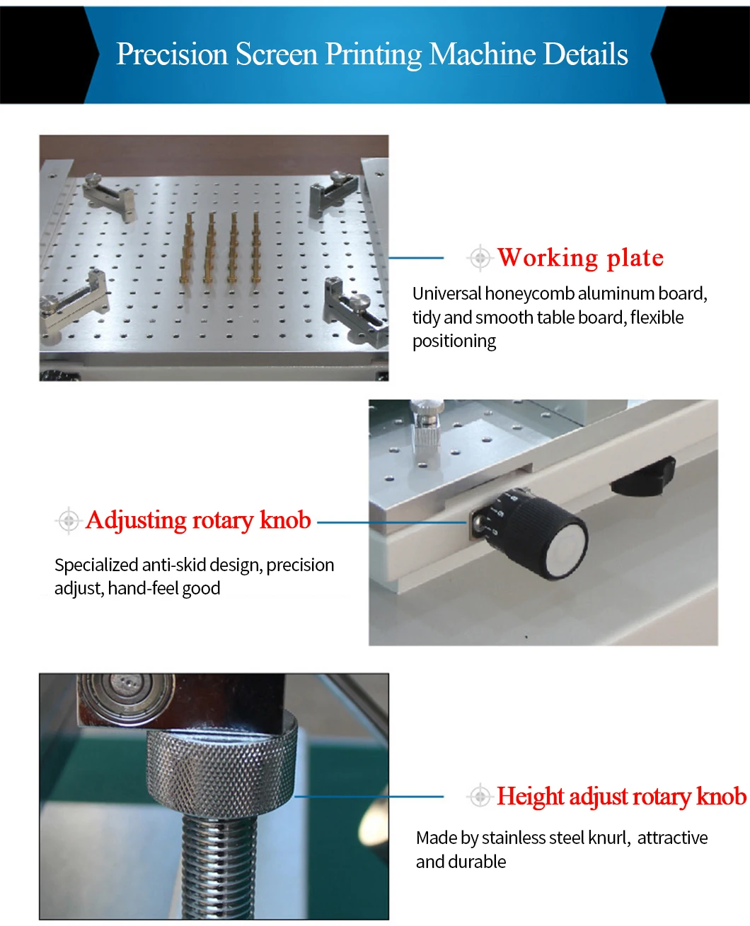 Zhengbang Durable High Precision Printer ZB3040H for single and double side circuit board screen printing