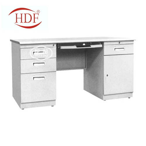 Металлическая рама двухсторонние ящики офисные стоячие компьютерные столы с блокировочными