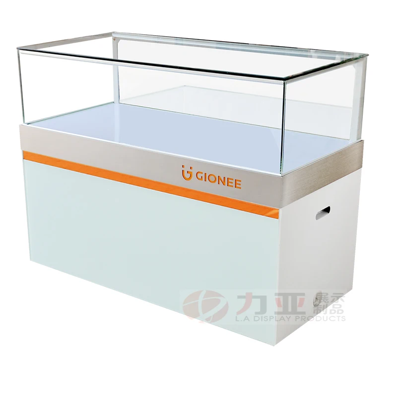 Factory Custom Cell Phone Display Cabinet showcase Mobile Phone Led Lighting Counter showcase