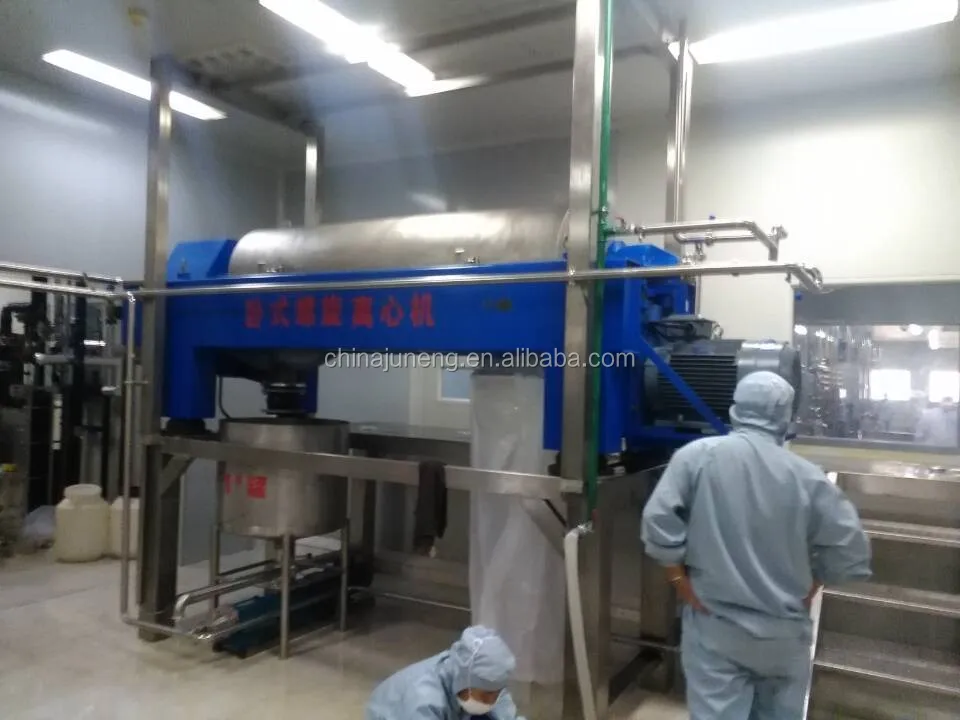 Juneng Brand Decanter Centrifuge Machine with 2-10 m³/h Capacity 3000 RPM Setting Speed and 380v/50hz Voltage