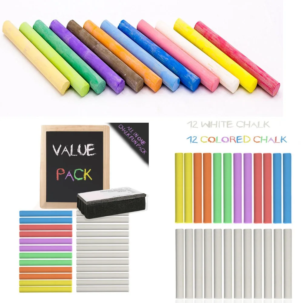 Marqueurs Acryliques Blancs Chalkola - Lot De 5, Pour écriture Sur Surfaces Foncées