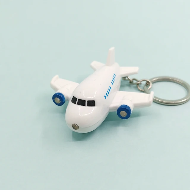 Light up Plane Keychain with Sound Making