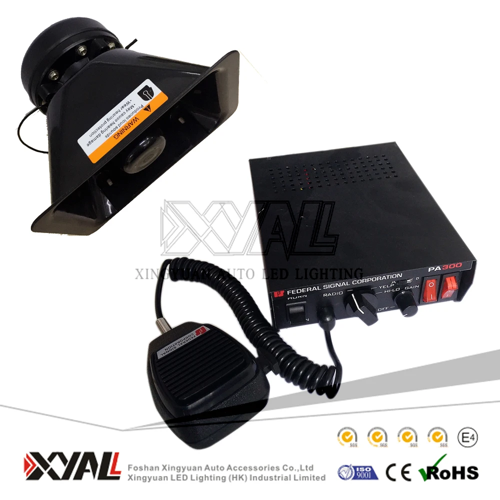 122DB車両サイレン200Wカーアクセサリー12V連邦信号シレーナ緊急音自動