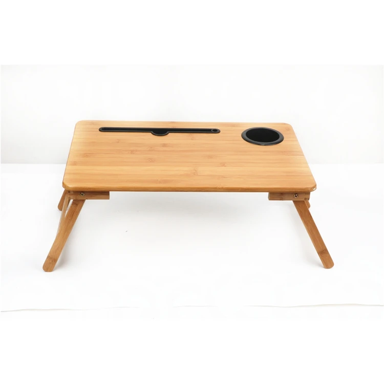 Заводская цена, многофункциональный складной стол, бамбуковый деревянный стол для ноутбука, учебный стол в кровати