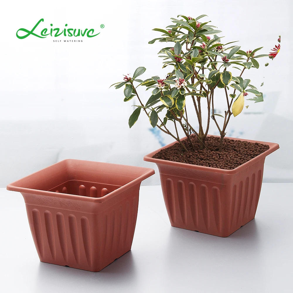 2 plant pots Modern Elevated Planter and Plant Stand Set main image 0