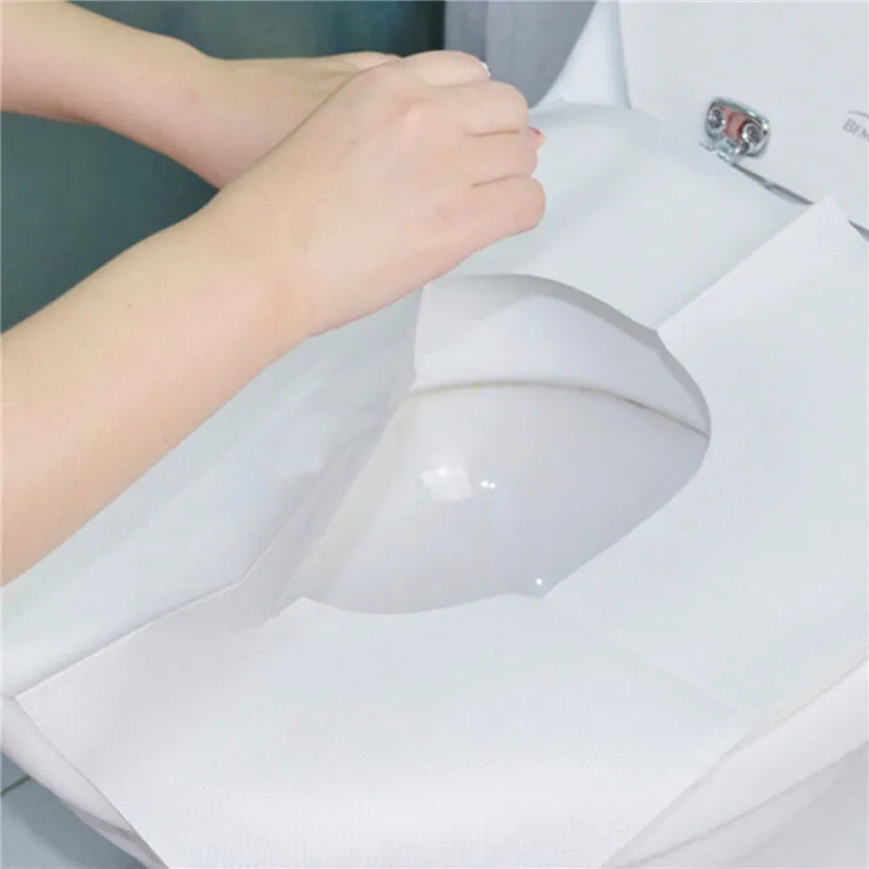 1/2 полускладной чехол для сиденья унитаза одноразовый из