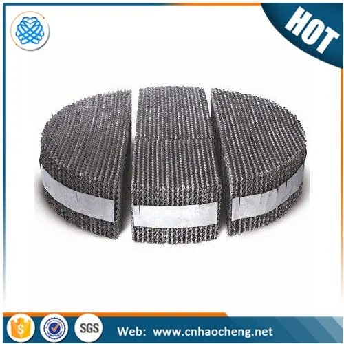 Phosphor Bronze Distillation Column Structured Packing Wire Mesh