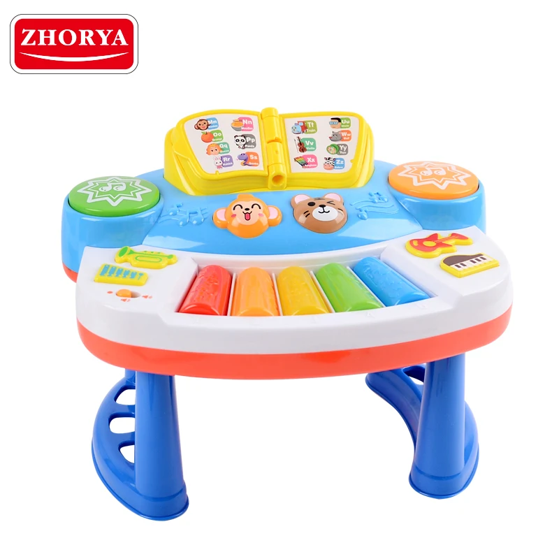 Clavier De Piano En Plastique Jouet Musical Pour Bebe Tambour Avec Lumiere 4 Pieces Buy Jouet En Plastique Piano Jouet Piano Et Tambour Enfants Jouet Piano Product On Alibaba Com