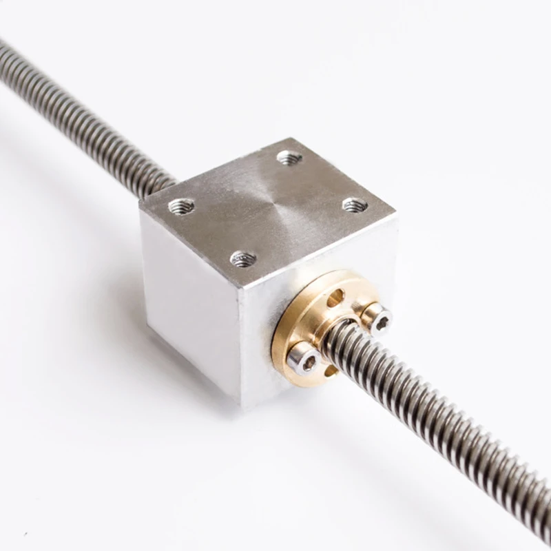 Stepper Motor Metric Lead Screw Of Threaded Rods And Nuts Lead Screw