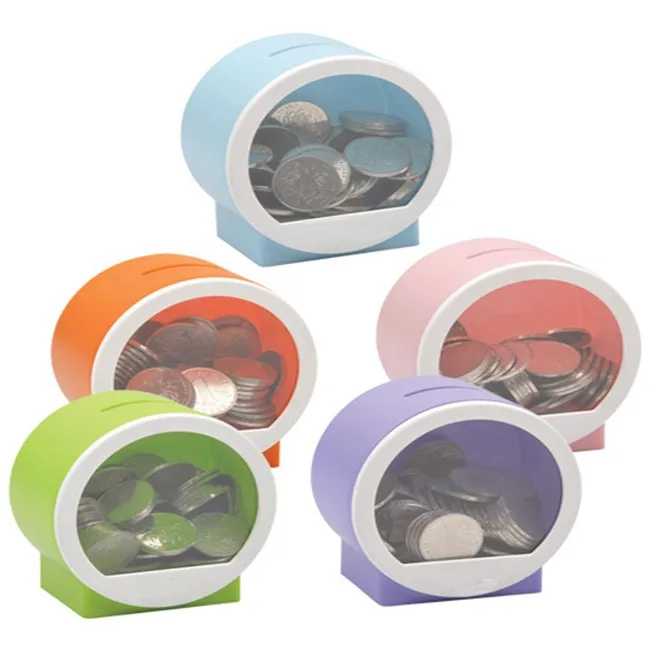 Рекламная пластиковая Прекрасная Синяя свинья-копилка с большим шумом