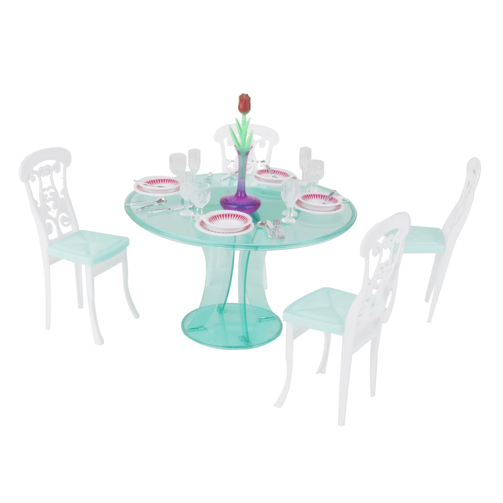 16 Dining Table Chair for Dollhouse Lunji Red Love Heart Shape Throw Pillow