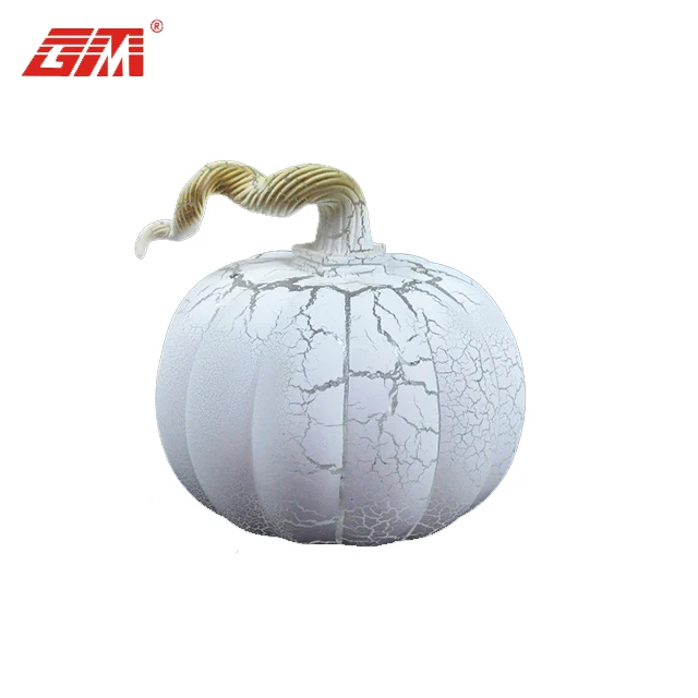 Halloween glass decorative gold pumpkin with mercury finish and warm LED light 2022 halloween thanksgiving decor pumpkin light manufacture