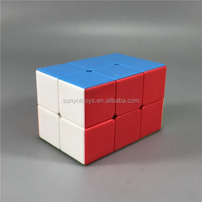 Cubo Magico 3x3x3 Twisty Torção Torre Diferente Cor Da Estrutura Stickerless