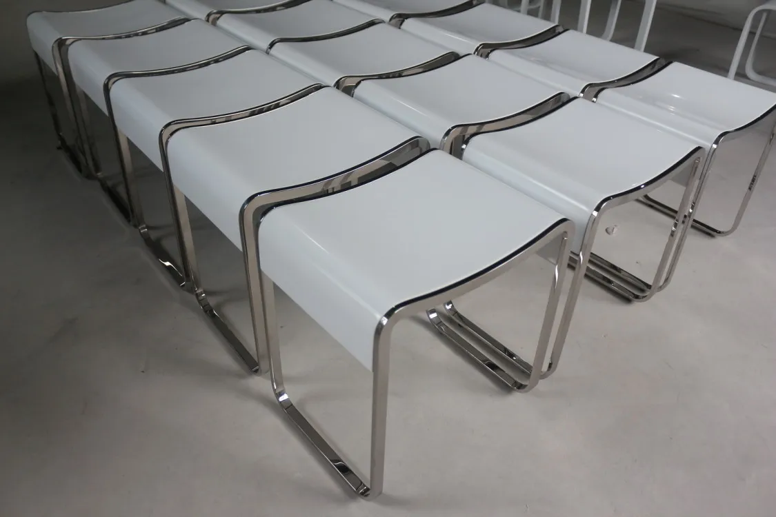 KKR Acrylic Solid Surface Bath Stool Resin Stone White Bathroom Stools