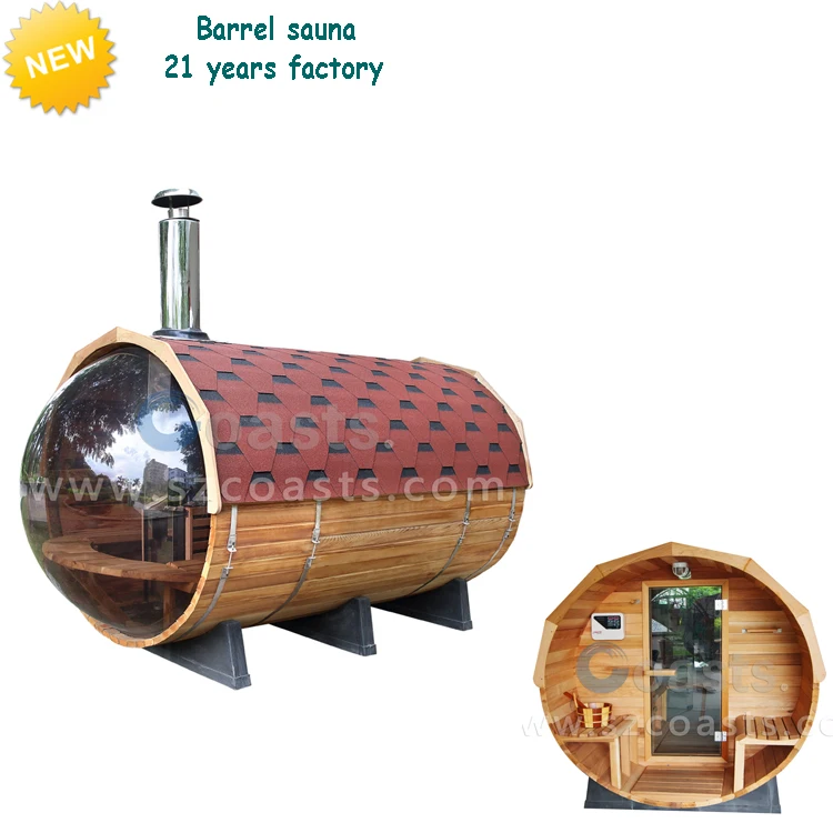 
 Фабричная поставка панорамный бочечная Сауна деревянный стул на воздухе высокотемпературная инфракрасная сауна  