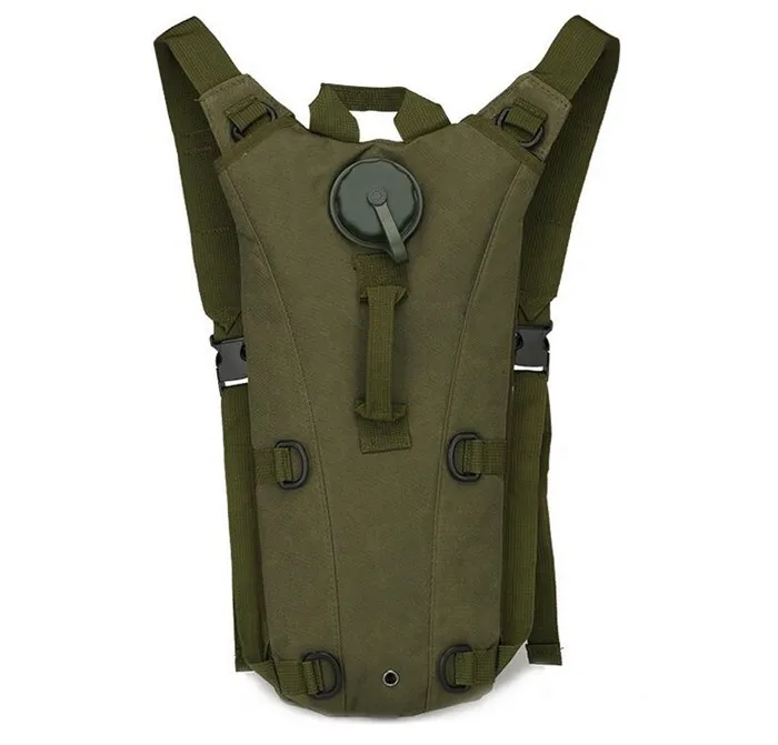 Outdoor Black Tactical 3L Drinking Water Backpack Hydration Backpack ...