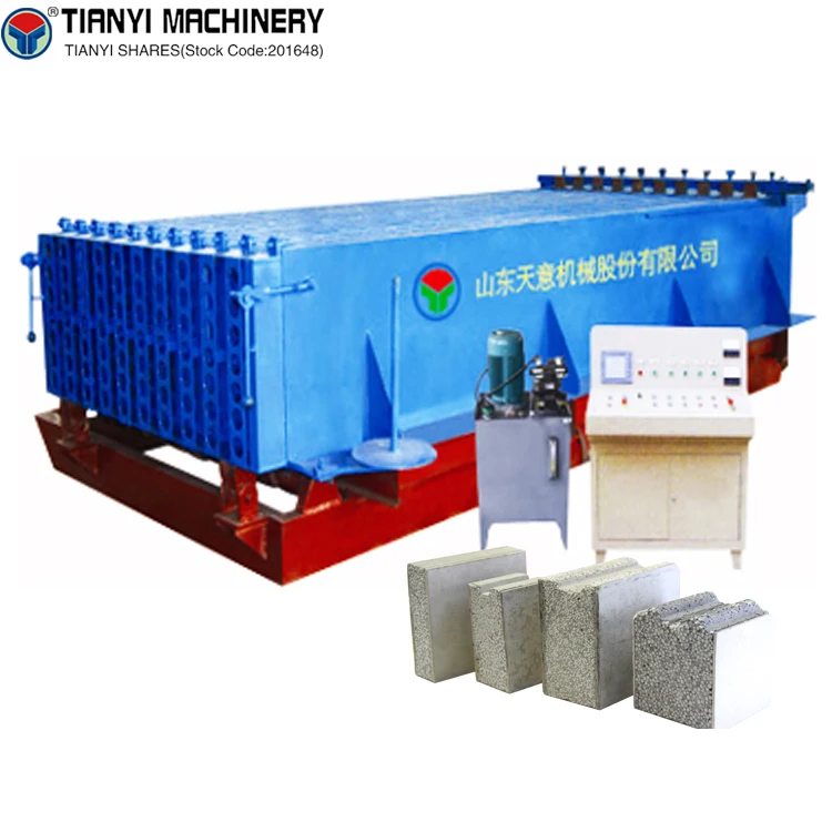 2017 TY Automatic Light Weight Eps Cement Sandwich Wall Panel Concrete Precast Making Machine