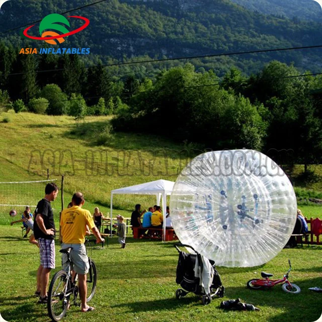 To do zorbing you must be