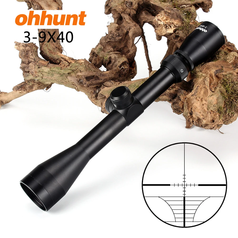 
Ohhunt тактический оптический прицел 3-9x40 прицел дальномером 1 дюйм охотничий прицел 
